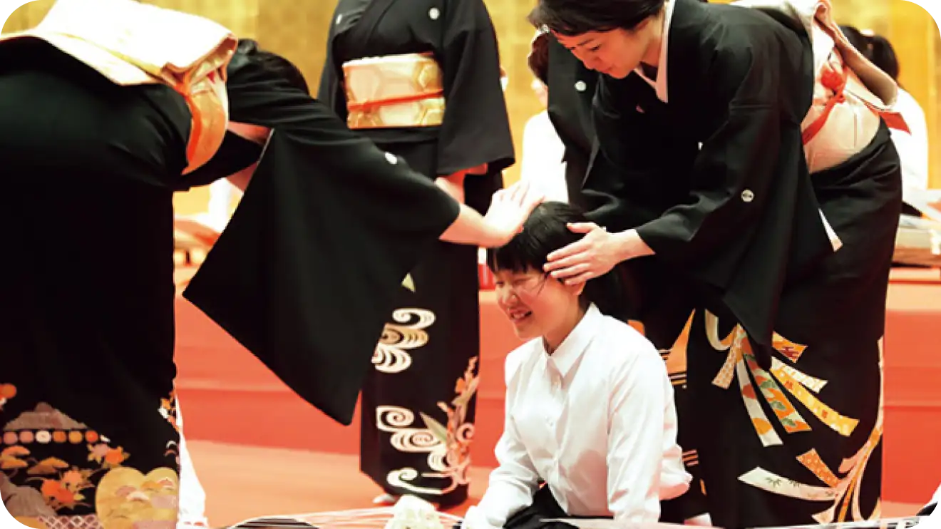 箏のお稽古事では欠かせない姿勢の指導